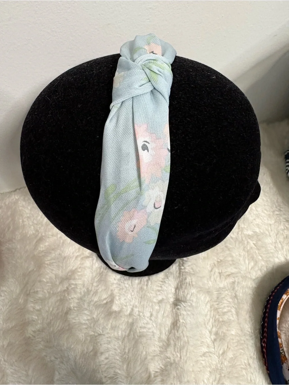 Light Blue Knotted Headband